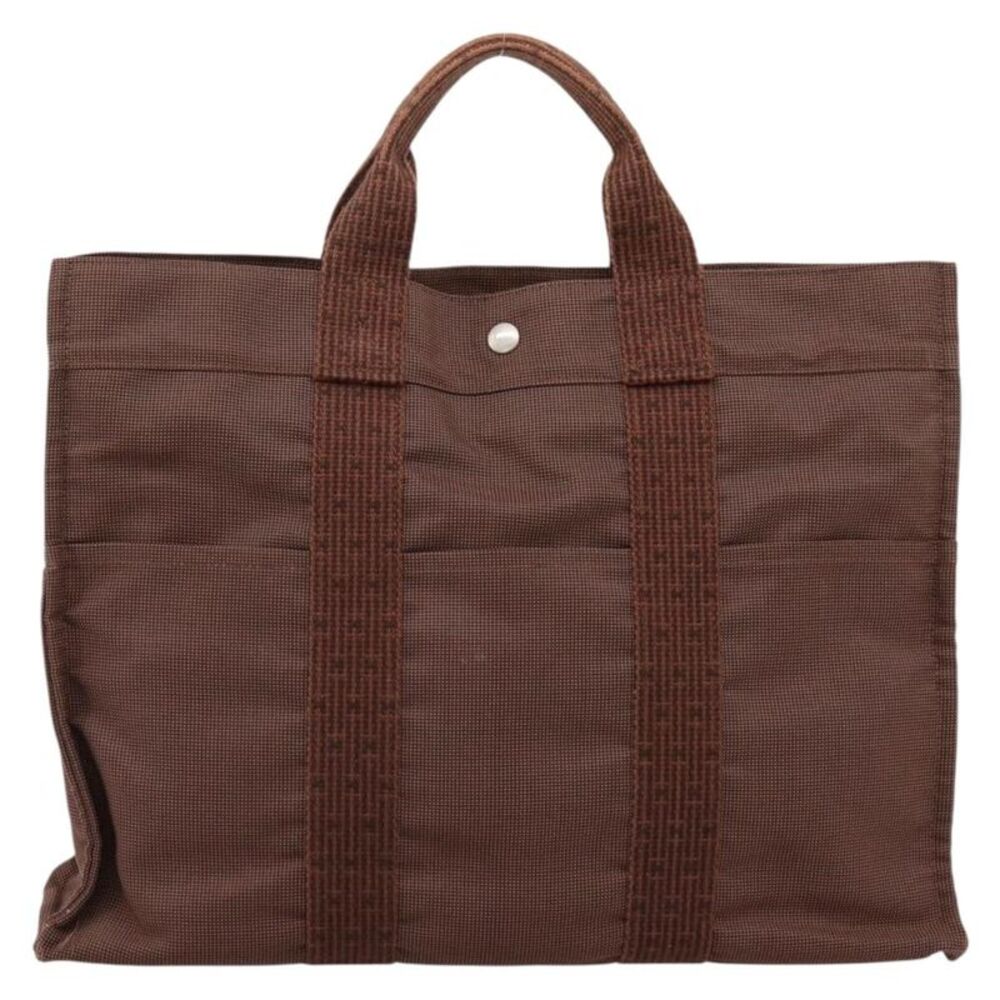 Hermes Fourre-Tout Herline Fourre-Tout Herline Brown Canvas Tote Bag Bag